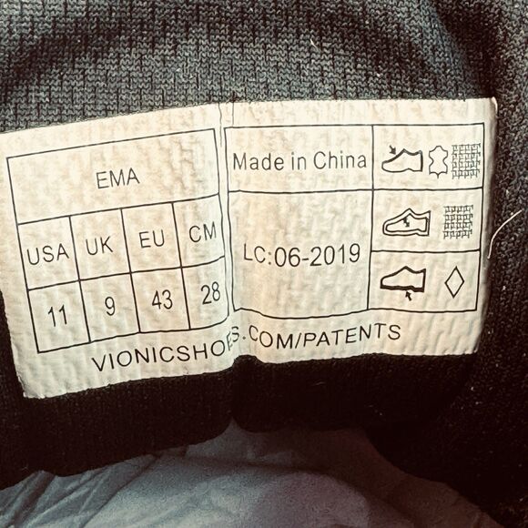 Vionic Brisk Ema Slip On Shoes Sneaker Womens 11 Black Gray Comfort Lightweight - Picture 12 of 12